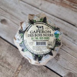 Gaperon des bois noirs à l'ail des ours 250g